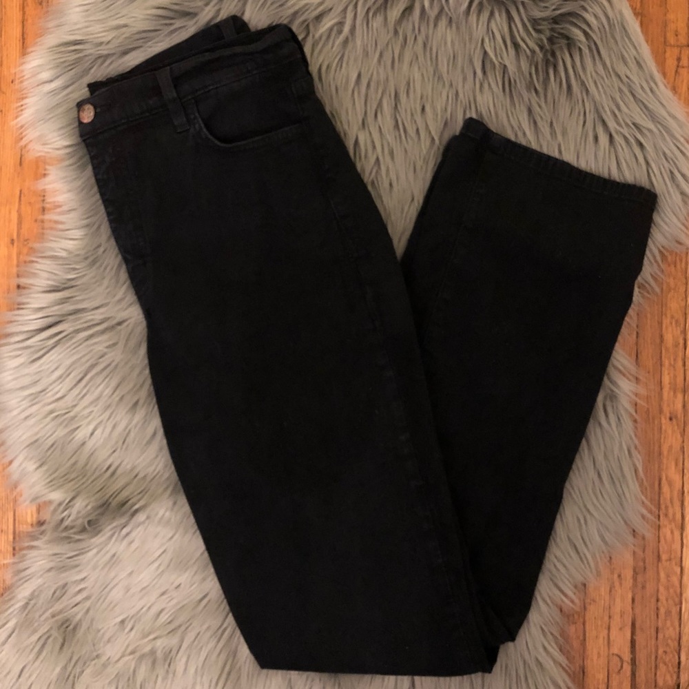 NYDJ Black straight leg Sz 8